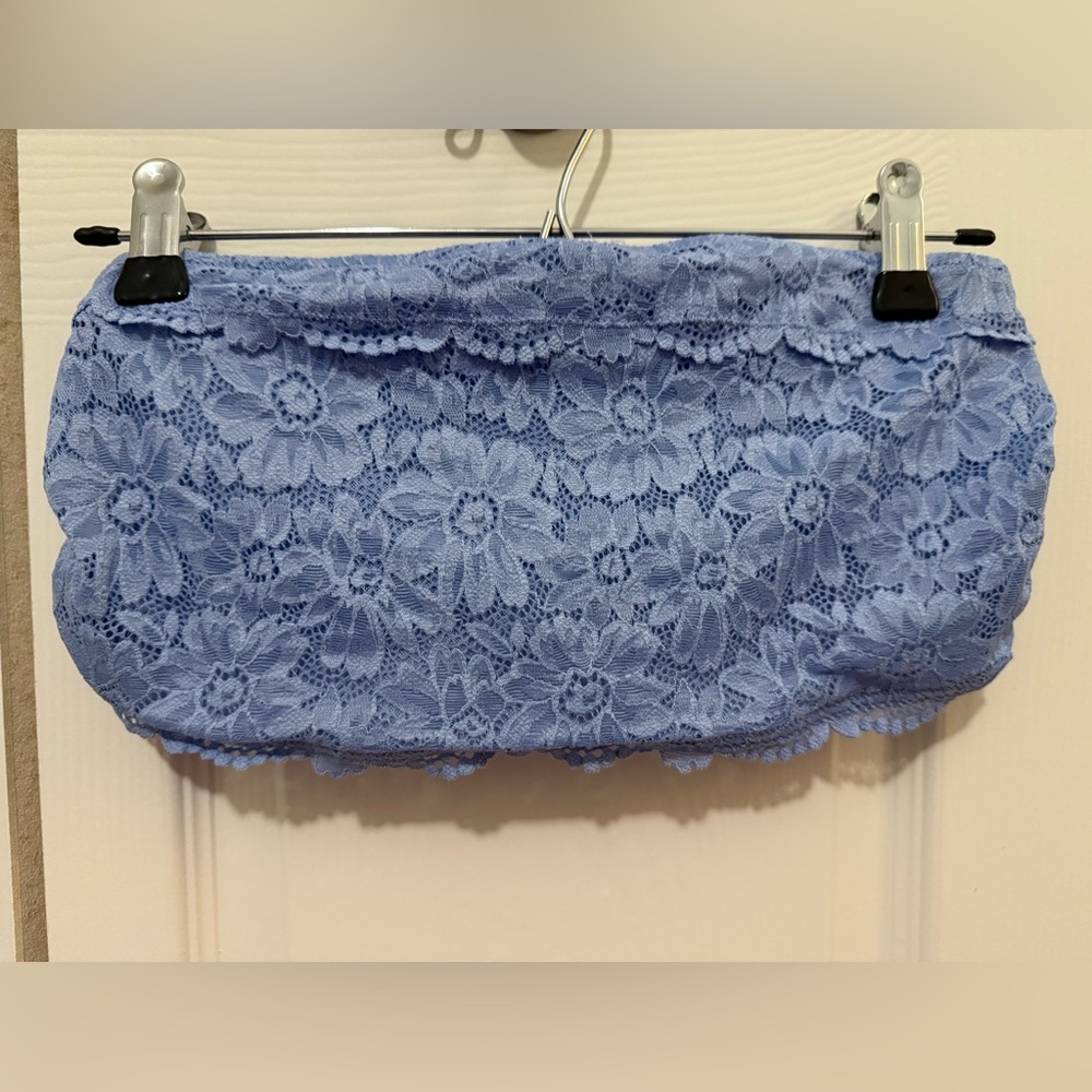 Old Navy Light Blue Lace Top